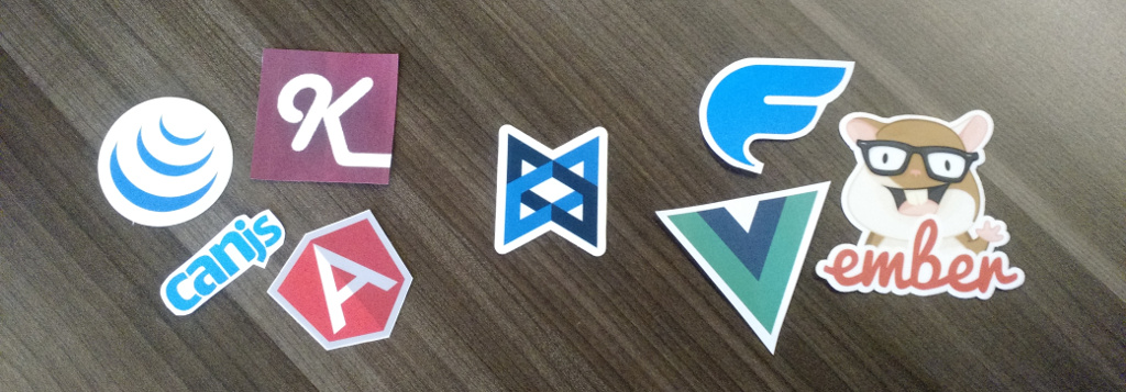 JavaScript framework logos